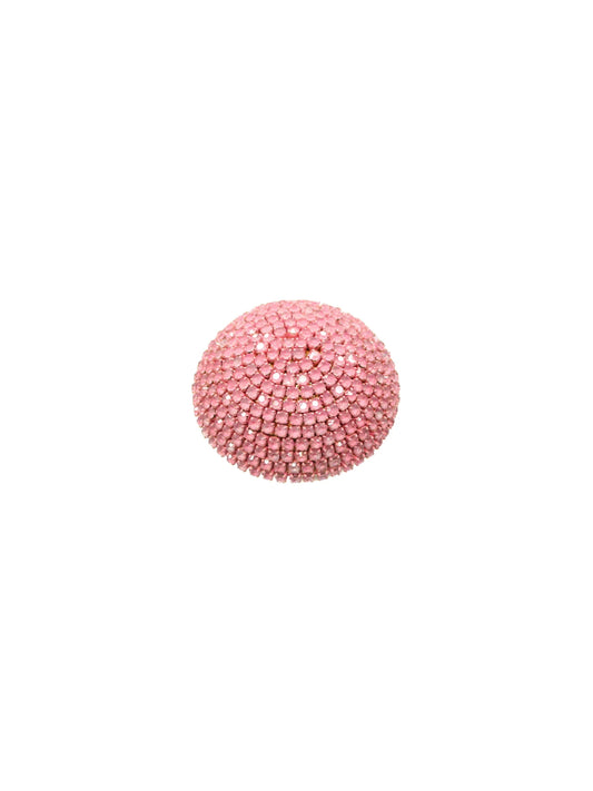 Anello cabochon decorato con strass - Dea