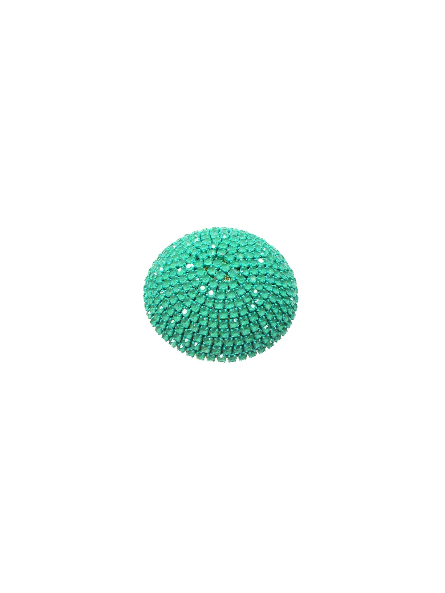 Anello cabochon decorato con strass - Dea
