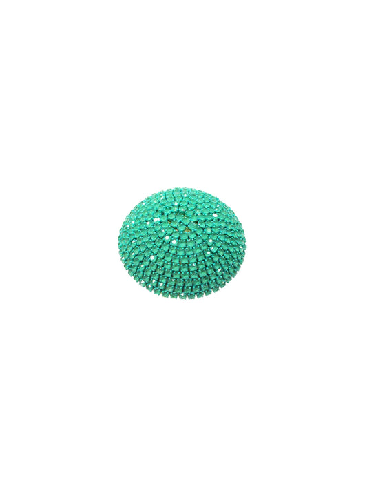 Anello cabochon decorato con strass - Dea