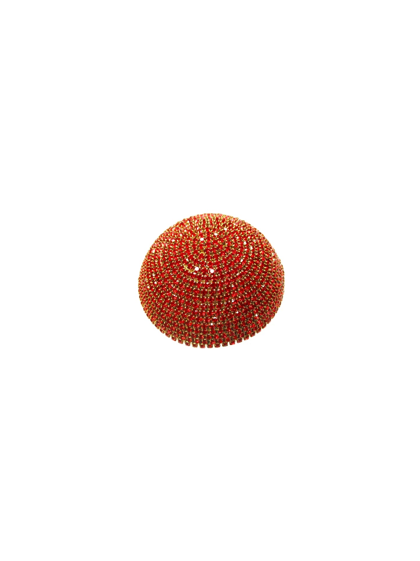 Anello cabochon decorato con strass - Dea