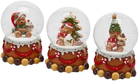 Sfera Acqua Orso Goloso 3 Ass. H.14.5 D.10.5 Carillon C5 3