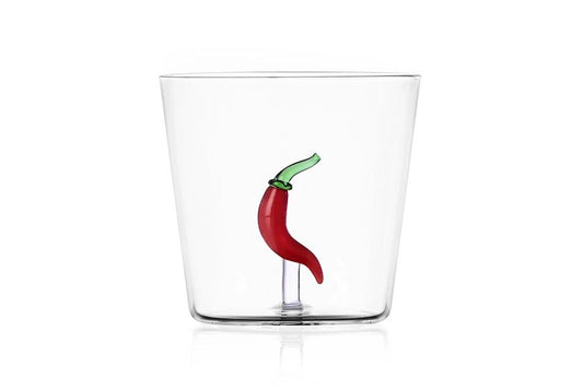Bicchiere Tumbler Vegetables Peperoncino