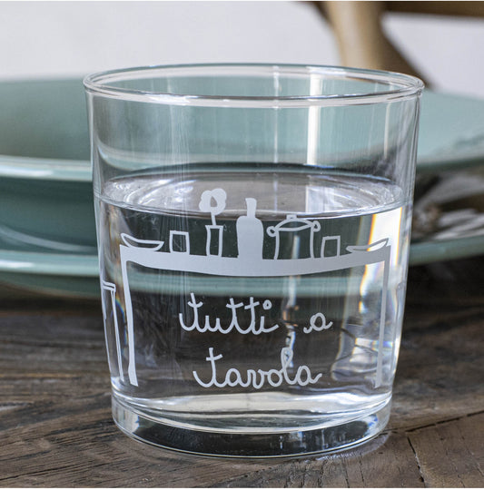 Set 6 Bicchieri acqua Tutti a Tavola