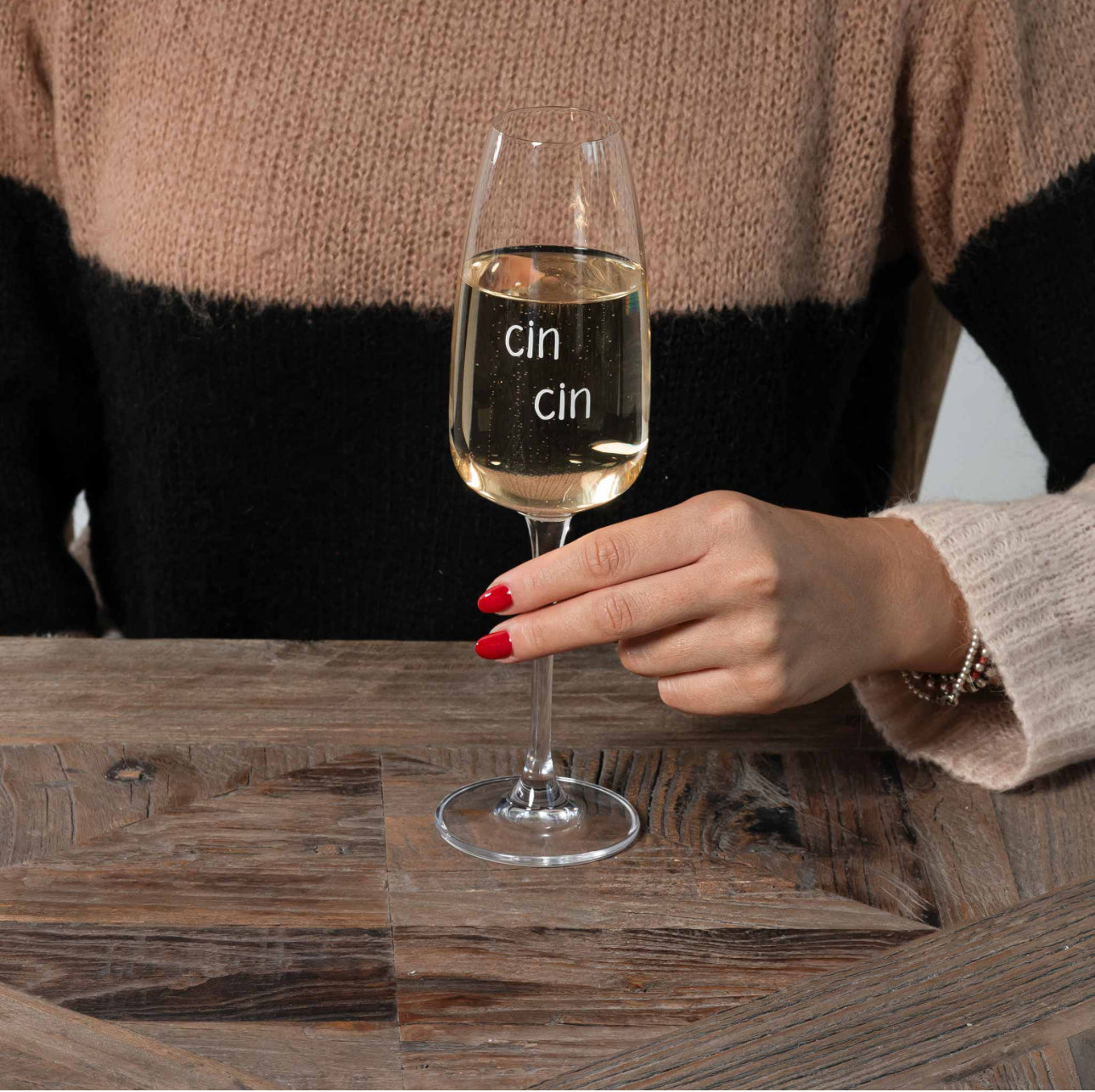 Set 2 calici flute Cin Cin 29cl