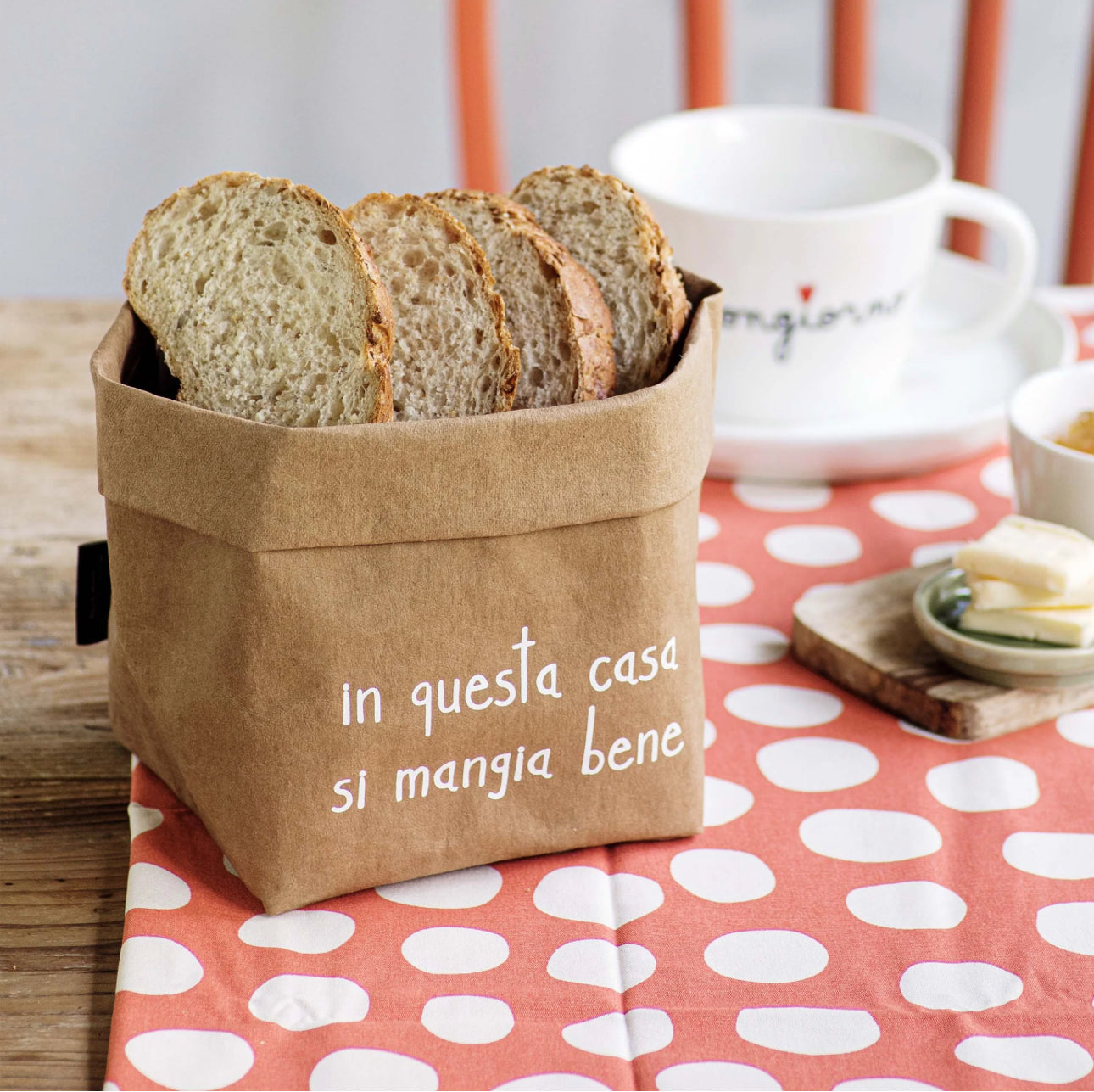 Contenitore in cellulosa In questa casa si mangia bene