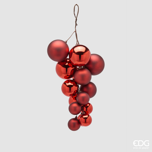Addobbo Grappolo Con Palle Sr 15Pz L.45 C6 4