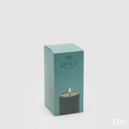 Candela Moccolo Lounge Led IP20 Verde con Telecomando