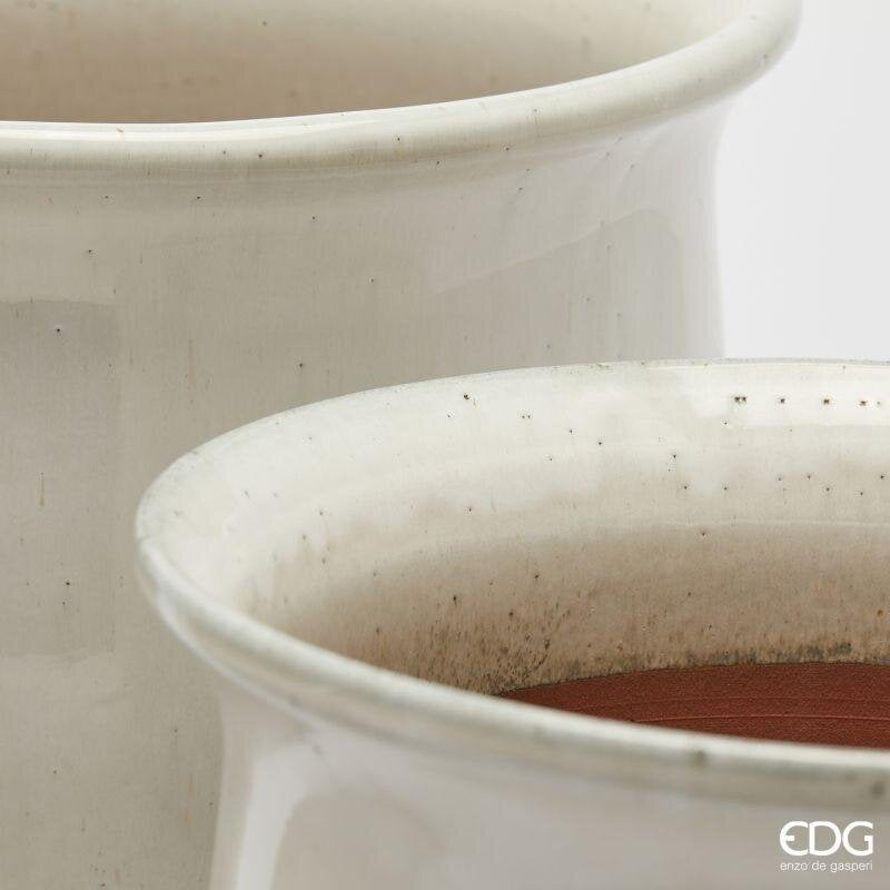 Vaso in Ceramica Cachepot Bianco
