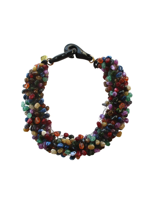 G.collo multifili a crochet multicolor - Selvaggia