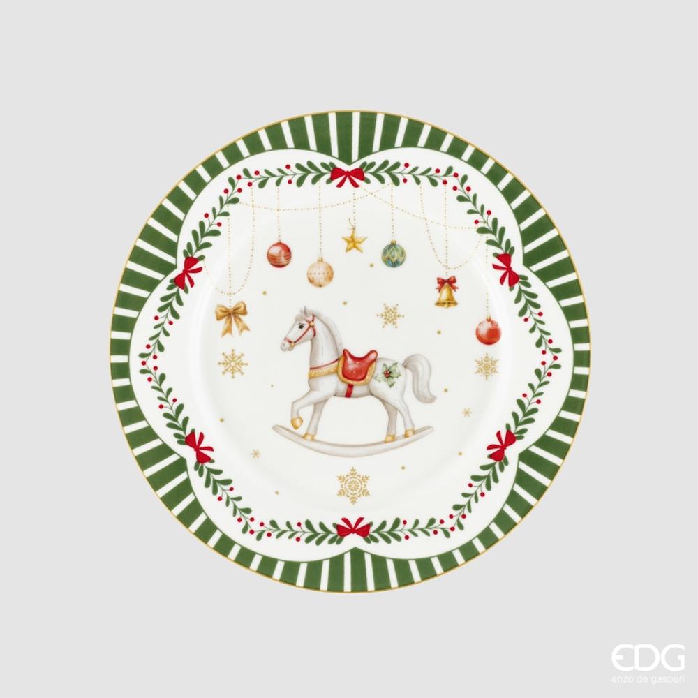 Servizio Piatti Xmas Mix Verde Rosso 24 Pz