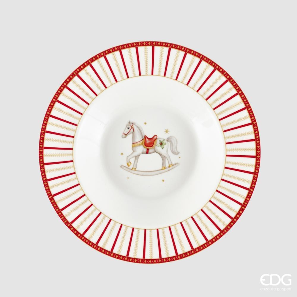 Servizio Piatti Xmas Mix Verde Rosso 24 Pz