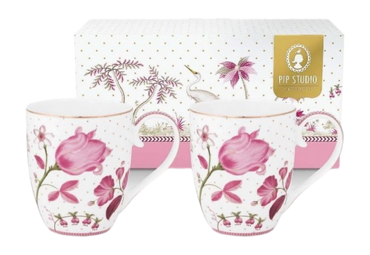 Tazza Pip Studio Jolie Tulipano Rosa 450 ml (Set da 2)