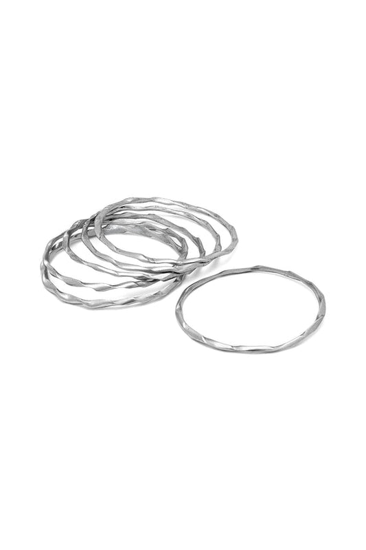 Bracciale uomo rigido ondulato