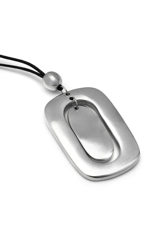 PENDENTE RETTANGOLO OVALE