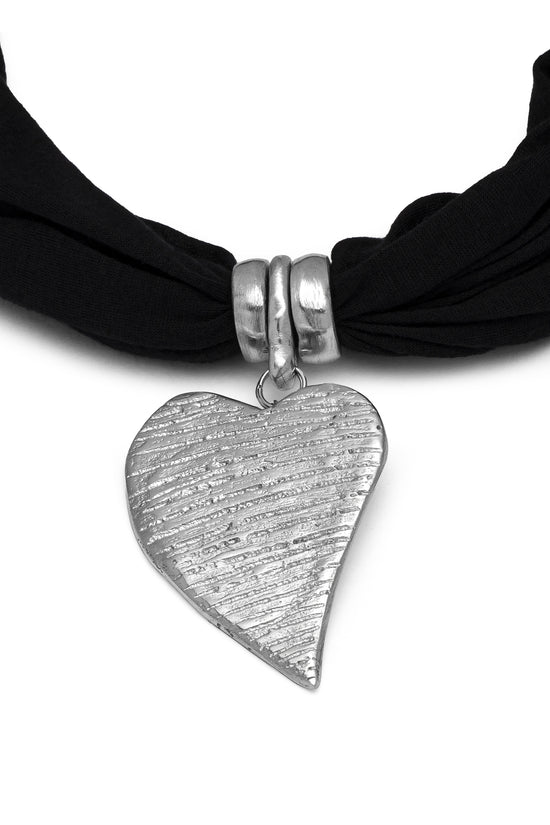 SCIARPA CUORE RAW