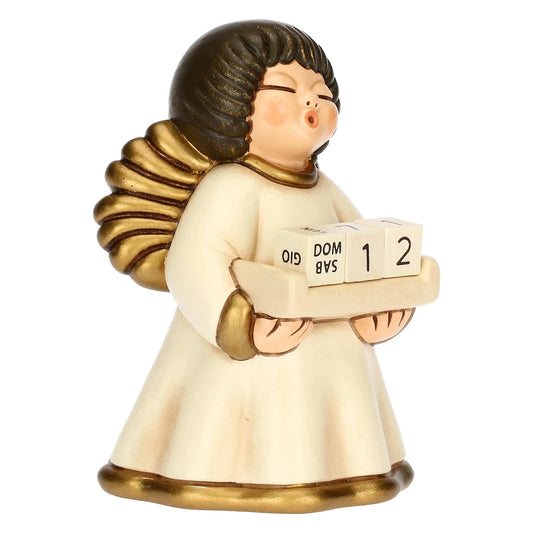 Calendario con Angelo in ceramica