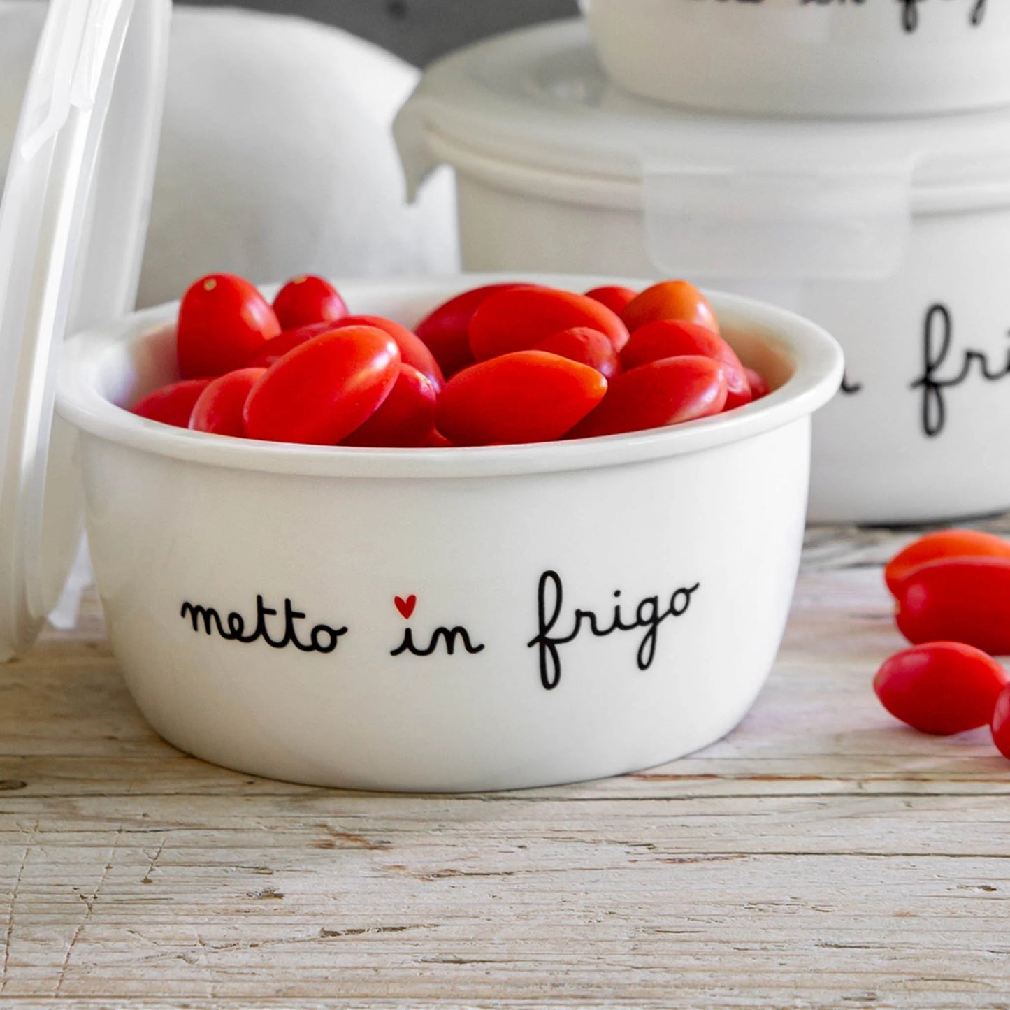 Contenitore rotondo Metto in frigo