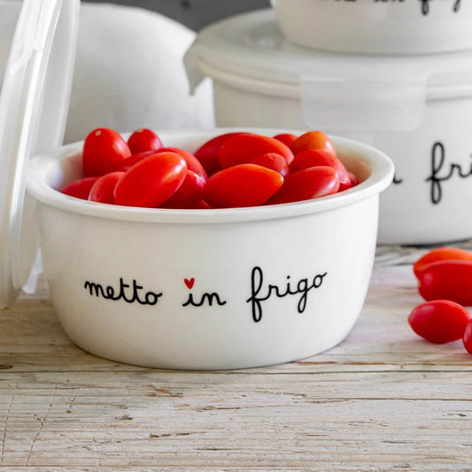 Contenitore rotondo Metto in frigo