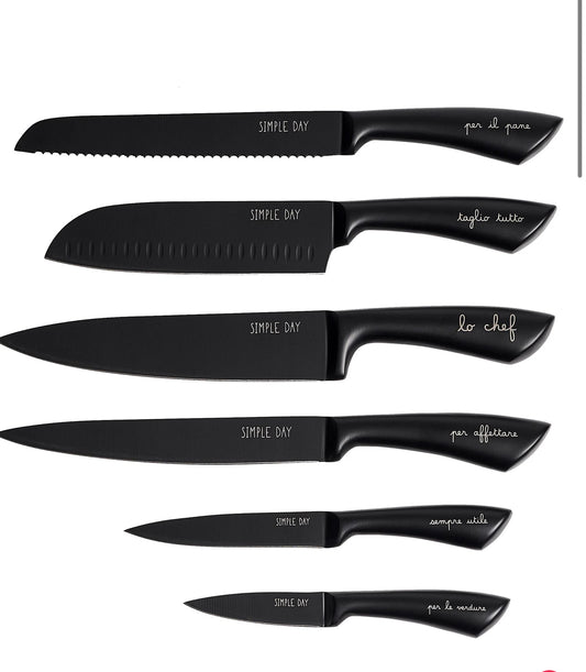 Set 6 coltelli da cucina Per la cucina