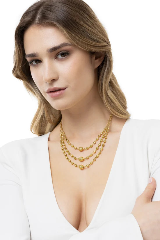 Collana 3 Sfere Luminose