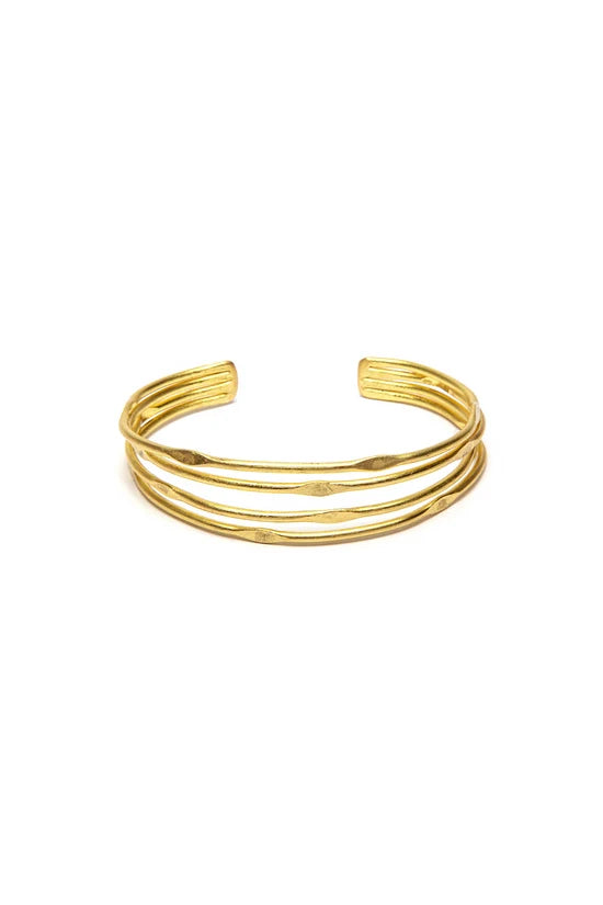 Bracciale Fascia Linee Irregolari Rigidi