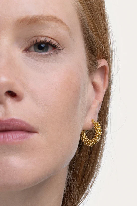 Orecchini Cerchio Pepite