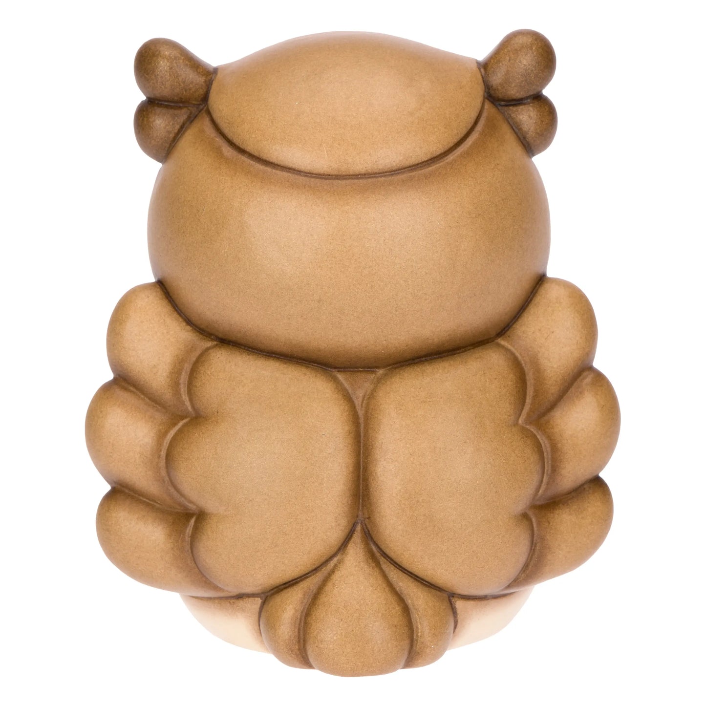 Gufo con Quadrifoglio marrone