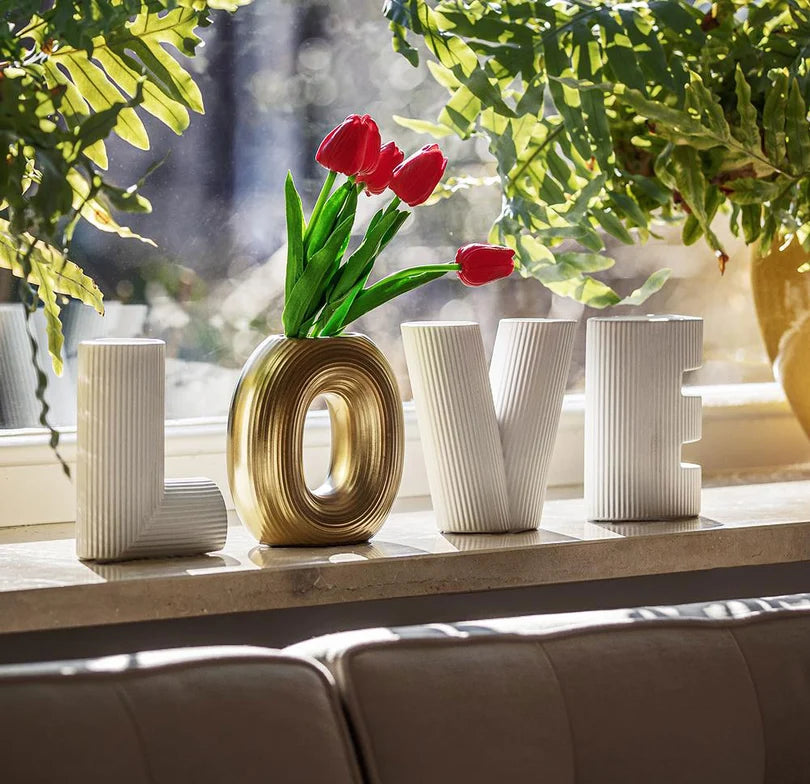 Vasi Decorativo Love, Amore  52x5x15,5 cm h