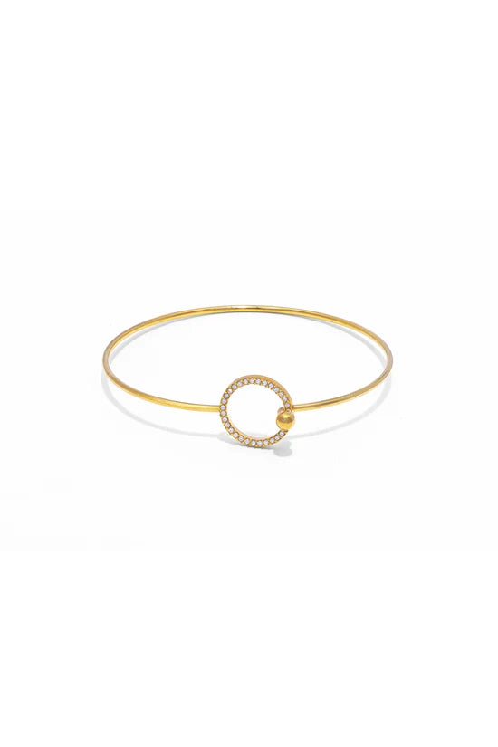 Bangle donna con zirconi