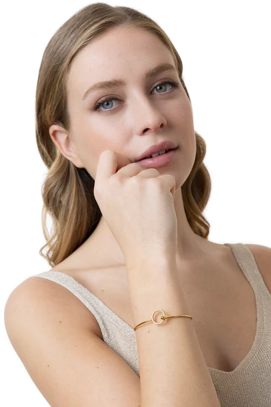 Bangle donna con zirconi