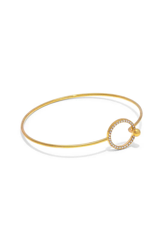 Bangle donna con zirconi
