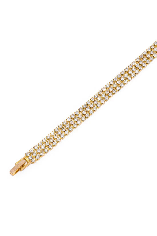 Bracciale tennis donna con zirconi