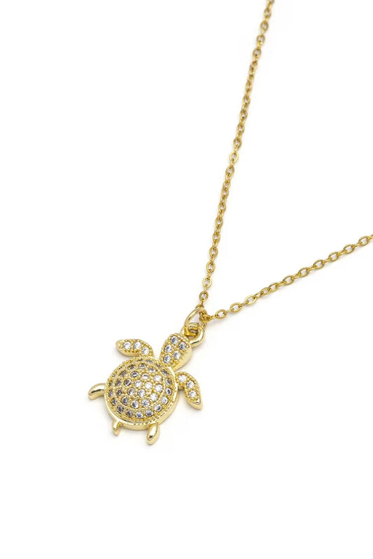 Collana Tartarughe Pavè