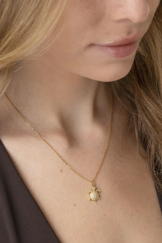 Collana Tartarughe Pavè