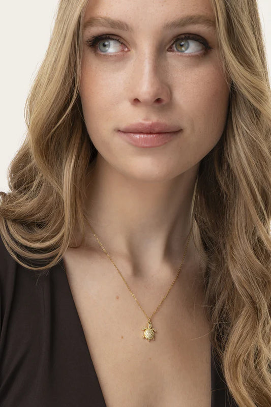 COLLANA TARTARUGA PAVÉ