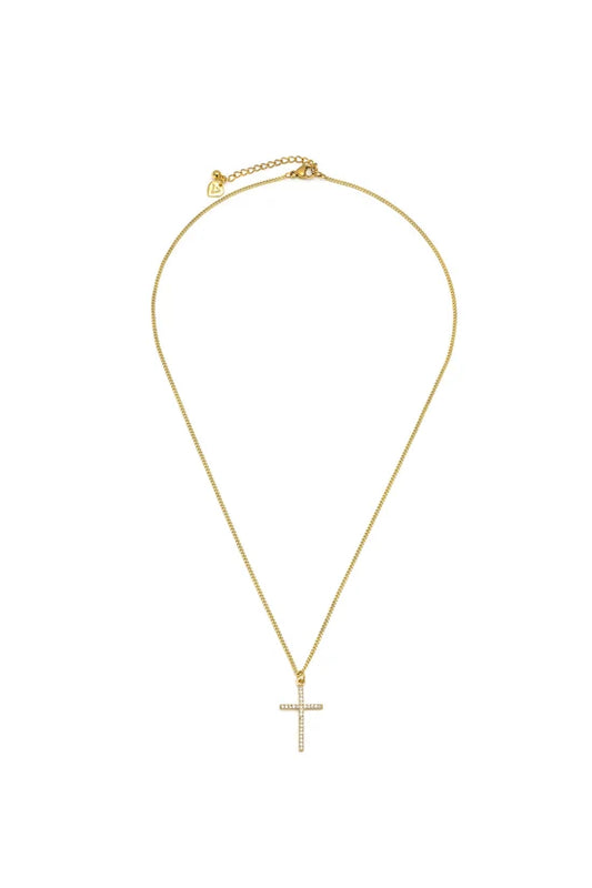 Collana Croce Pavè
