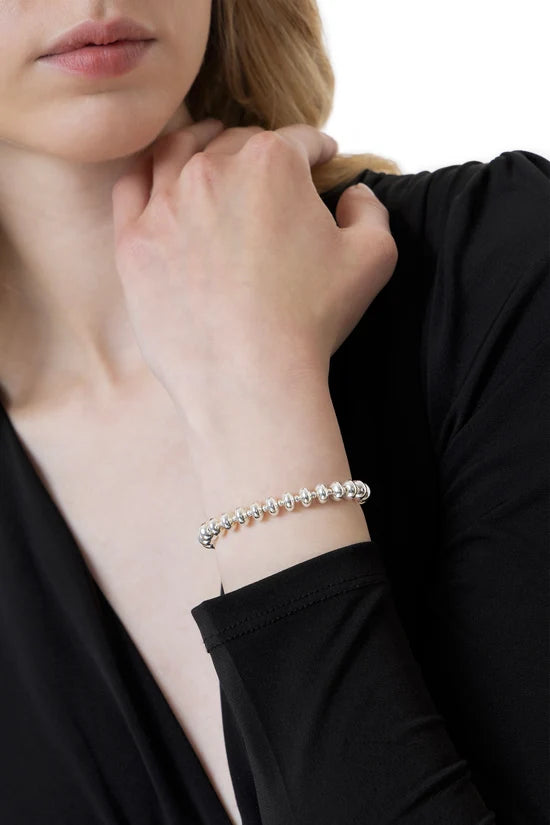 Bracciale Rondelle Bombate