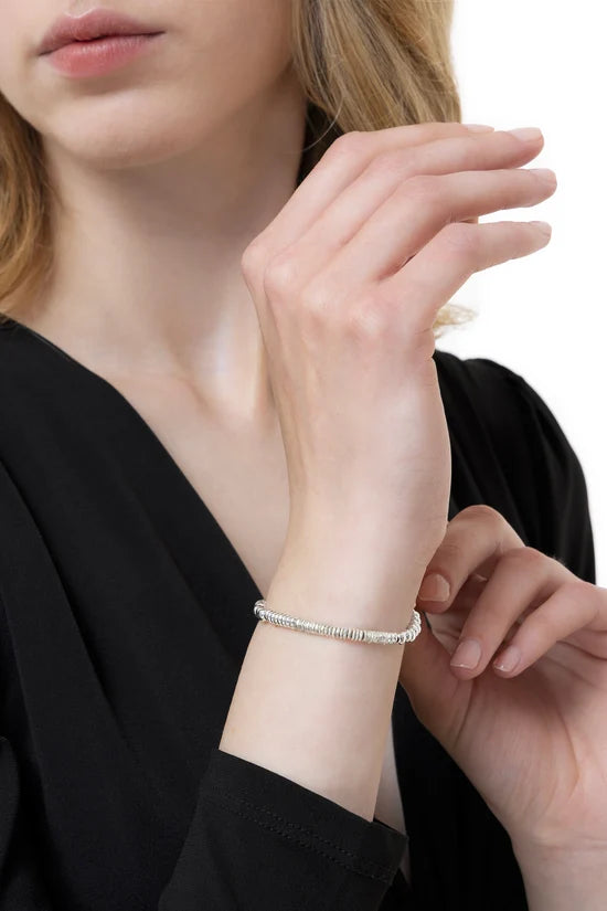 BRACCIALE DONNA ELASTICO MIX RONDELLE