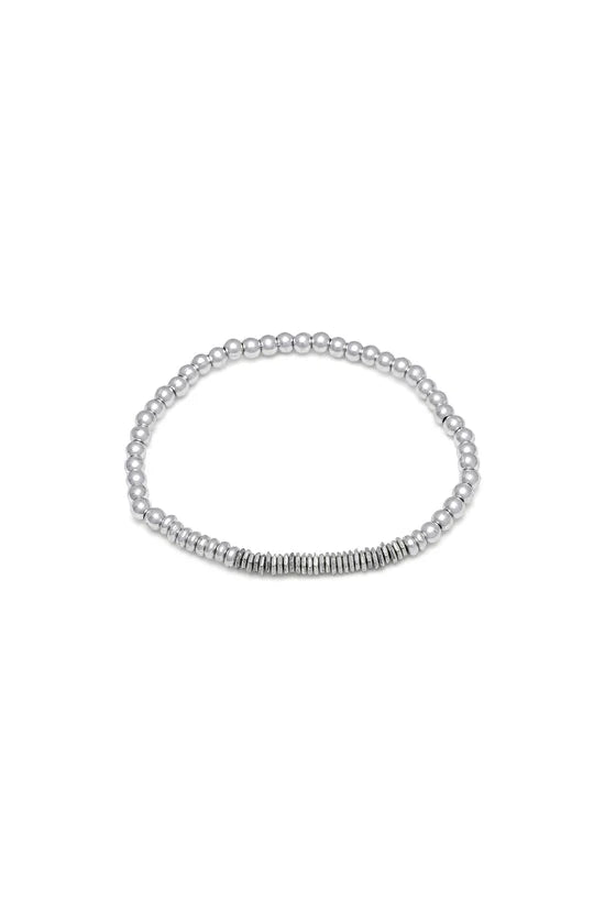 BRACCIALE DONNA ELASTICO MIX RONDELLE