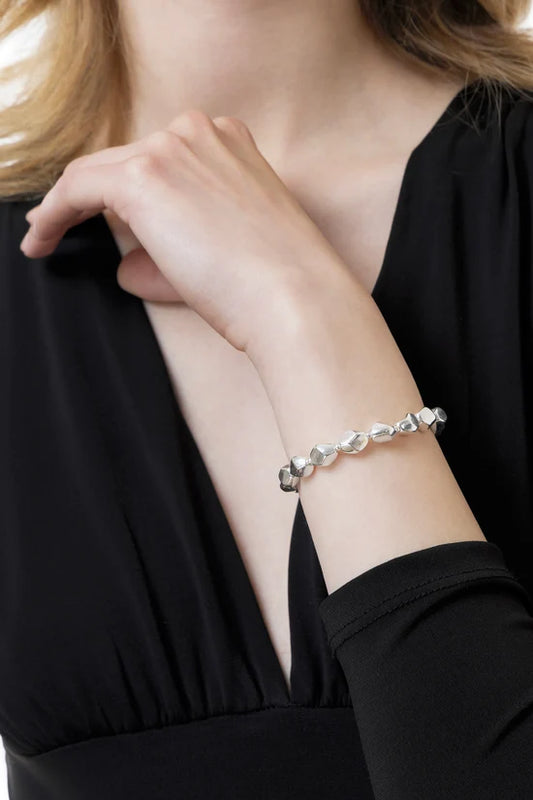Bracciale El. Ciottoli Sfaccettatindbracciali Ganci Singolo
