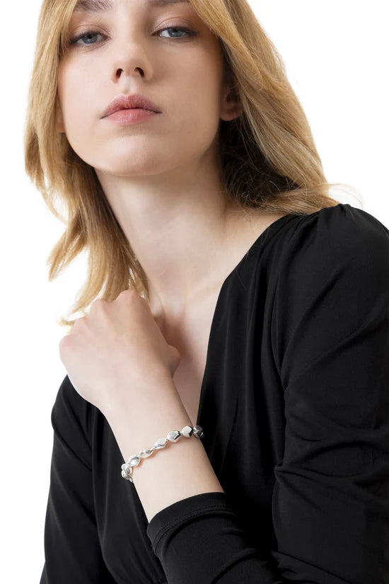 Bracciale El. Ciottoli Sfaccettatindbracciali Ganci Singolo