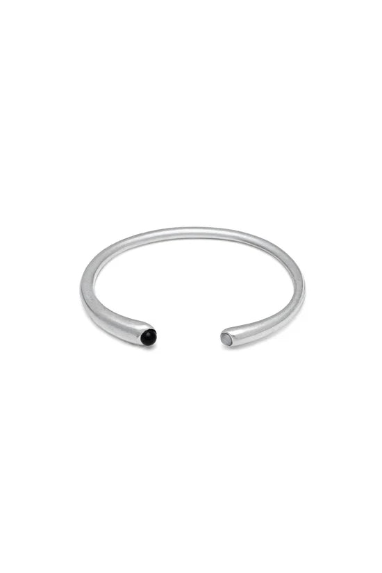 Bangle Aperto Onice E Pietra Lunand Mattonella Girocollo