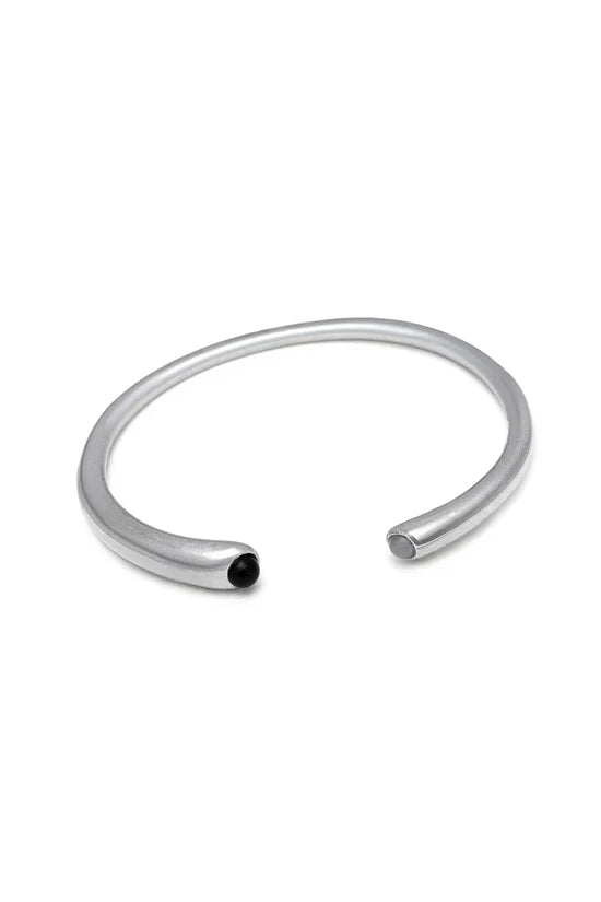 Bangle Aperto Onice E Pietra Lunand Mattonella Girocollo