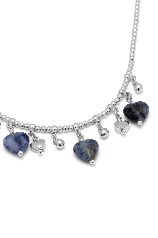 Collana Pendenti Cuori Lapis