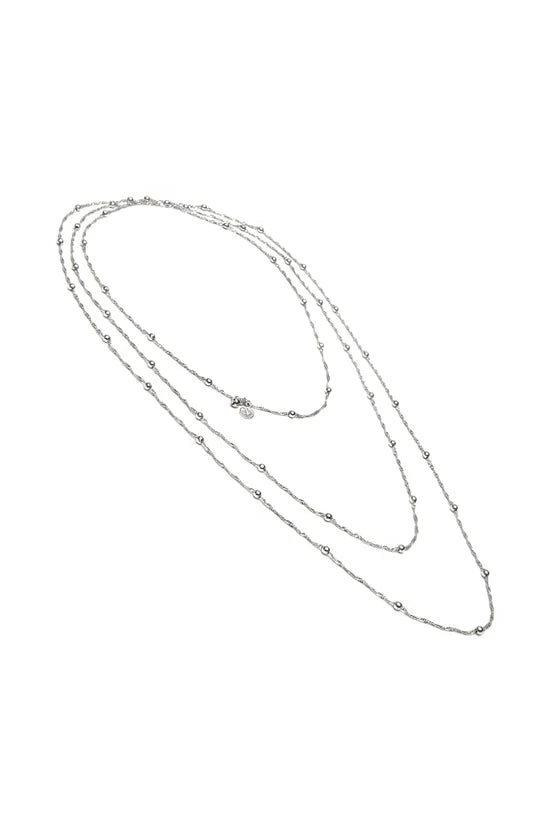 Collana 1 Filo Catena Sfere (180Cm)