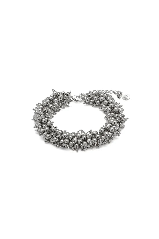 Bracciale Mogra Sfere Medie-Nd--3 Barre