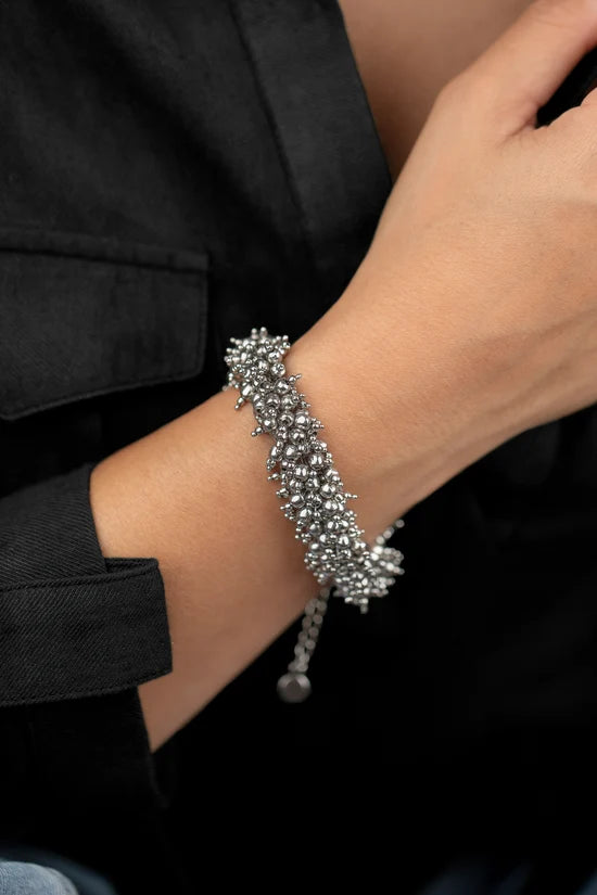 Bracciale Mogra Sfere Medie-Nd--3 Barre