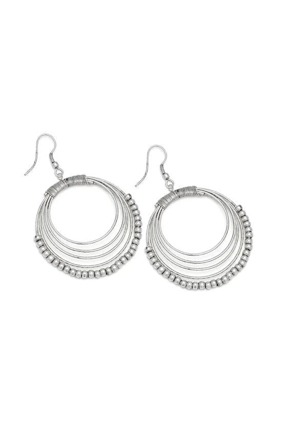 Orecchini Cerchi Concentrici Set 6 Pz-Ndorecchini Tag Foro