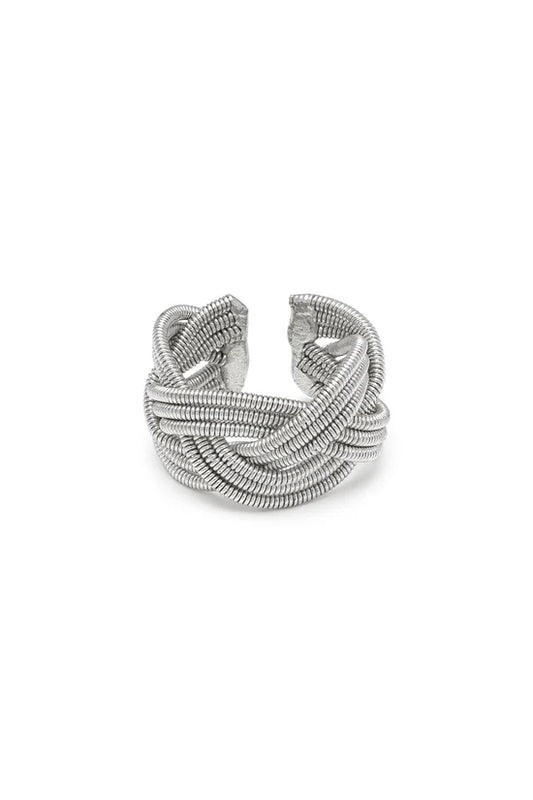 Anello Fascia Treccia Molla
