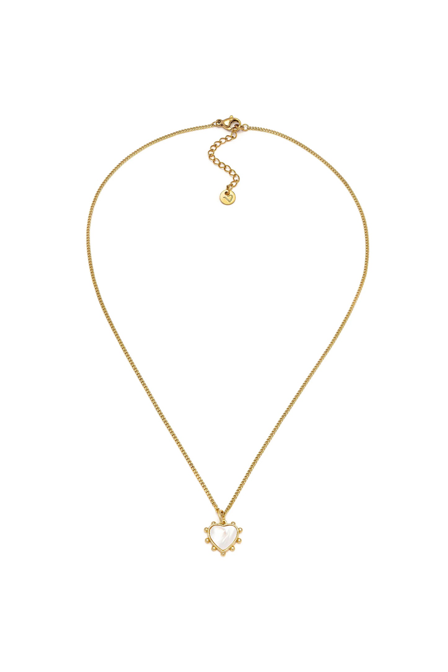 COLLANA CUORE MADREPERLA